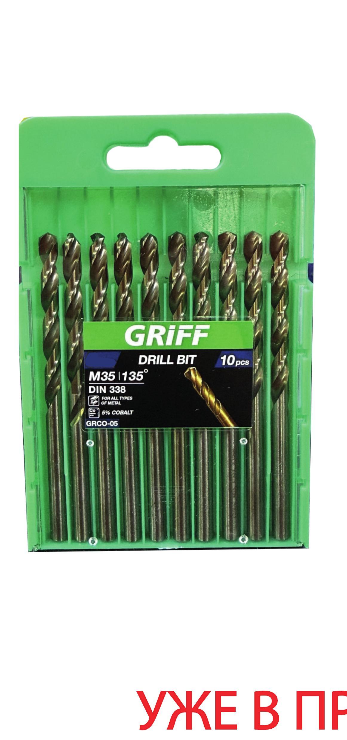 Сверло по металлу 6мм GRIFF GRCO кобальт