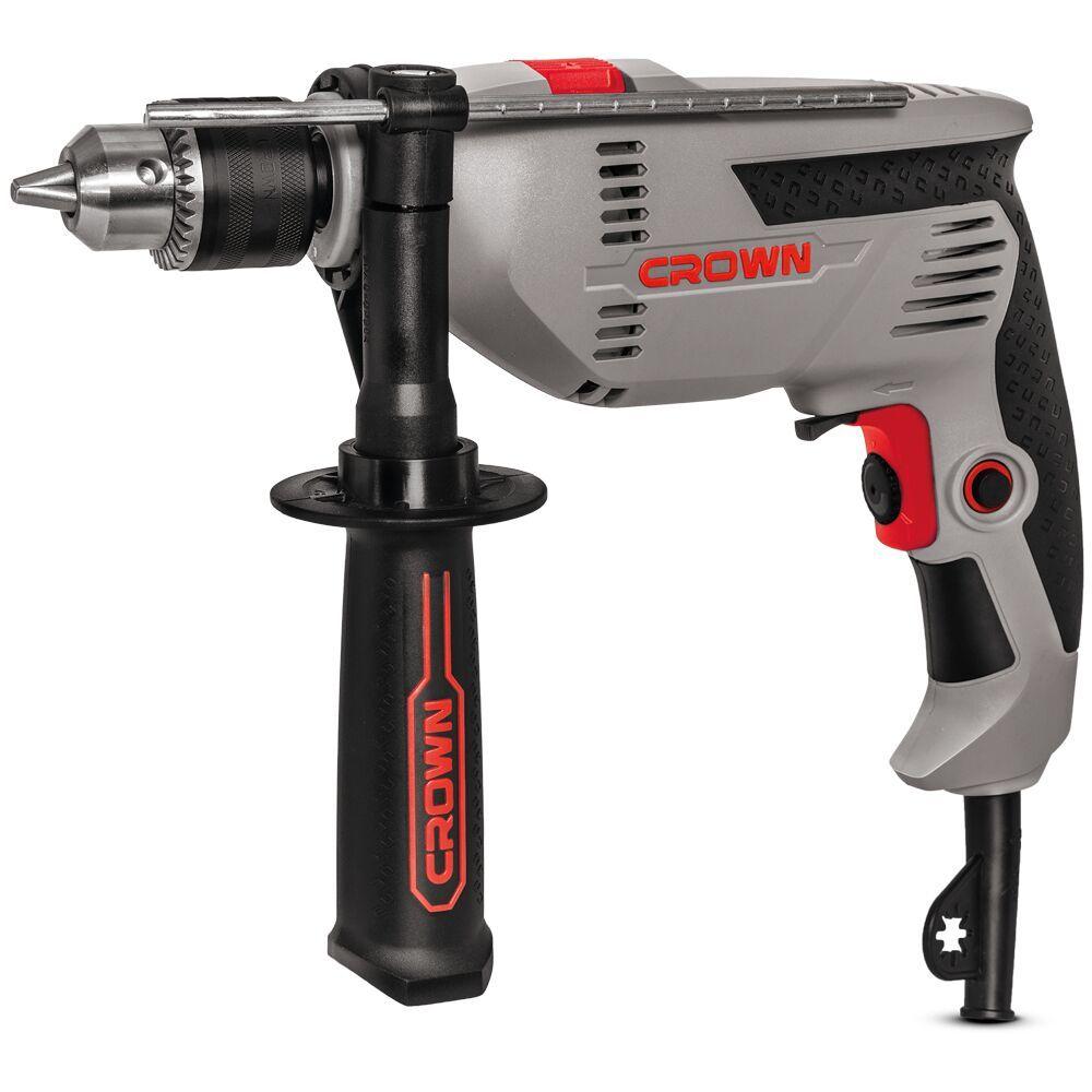 CROWN Дрель ударная 13 мм 600W CT10128